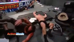 Brock lesnar vs Roman Reigns vs Braun Strowman vs Samoa Joe