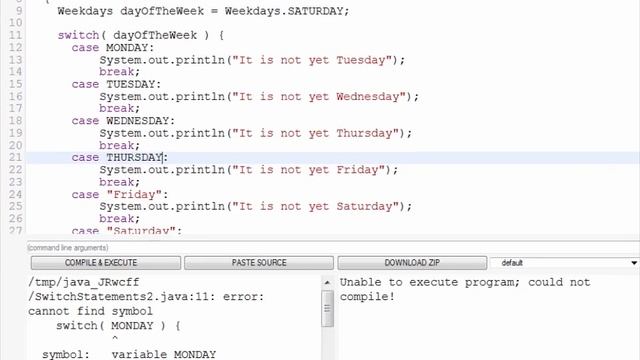 Java SE 8 Programming Part 1: Enumerated Types смотреть онлайн