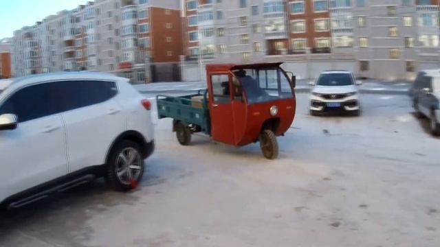 Грузовой трицикл. Обзор от ChinaToday. смотреть онлайн