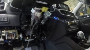 Защита от угона Hyundai Tucson   Пример разбора салона для скрытой установки