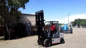 #2536 1999 Nissan PH02A25V, 5K Pneumatic tire forklift