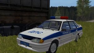 Мод ВАЗ 2115 Полиция для Farming Simulator 2017 (Погоня)