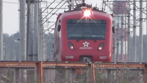 Шереметьево Аэроэкспресс Electric train Moscow - Sheremetyevo MOW - UUEE