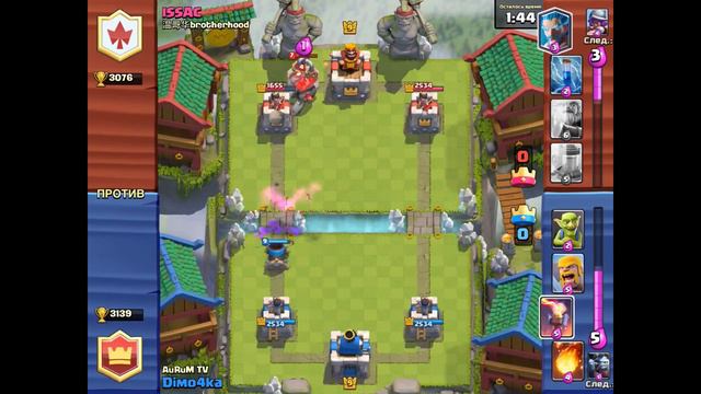 9 lvl vs 13 lvl. Эпическое избиение ДОНАТЕРА | Clash Royale смотреть онлайн