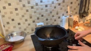Как обжечь узбекский чугунный казан дома.