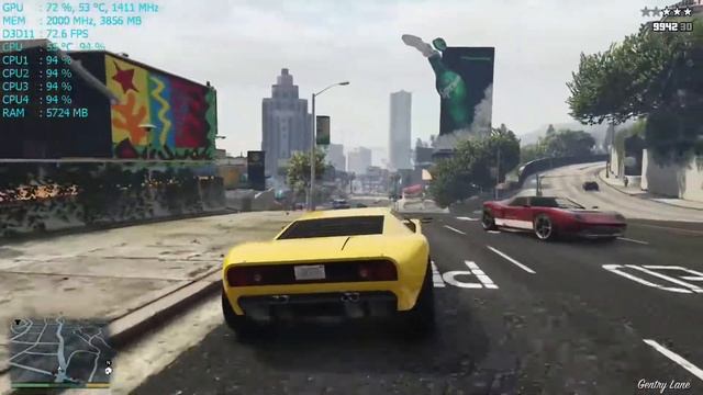 i5 7500 + RX 580 8GB Gaming - GTA V Very High 1080p