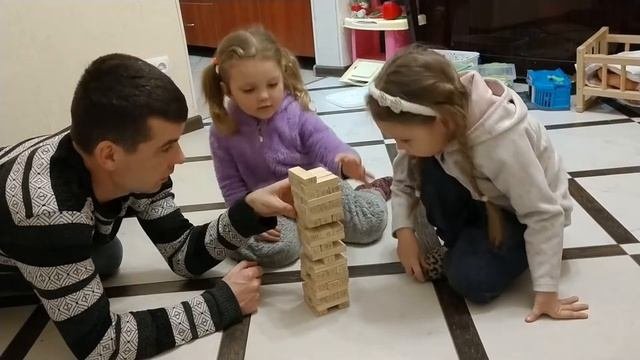 Дженга, Jenga, Джанго с детьми. Время для детей