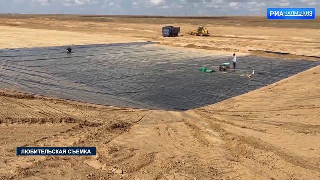 В Целинном районе в рамках федерального проекта «Чистая вода» ведутся строительные работы смотреть онлайн