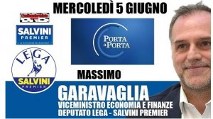 Viceministro Massimo Garavaglia a Porta a Porta (05-06-2019)