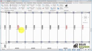 Исполнительная схема подкрановых путей в AutoCAD