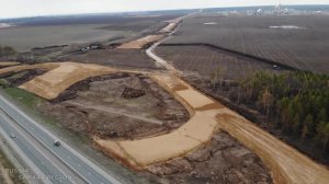 Новая дорожная развязка на М5 УРАЛ  984 км / маршрут "Европа-Западный Китай" / Самарская область