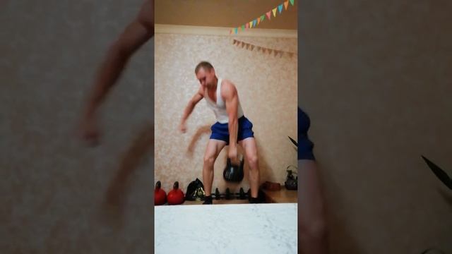 Рывок гири 24 кг 100 раз (50/50) смотреть онлайн