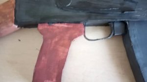 АК 74 из бумаги