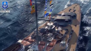 TIRPITZ ОБЗОР ЛИНКОРА WORLD OF WARSHIPS LEGENDS | PS4 XBOX