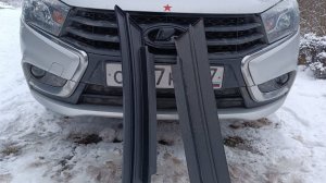 LADA Vesta,,,зимняя защита , всегда ставлю и вот почему !!!