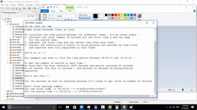 Java - Calculating the time interval (The time period) (Another way) смотреть онлайн