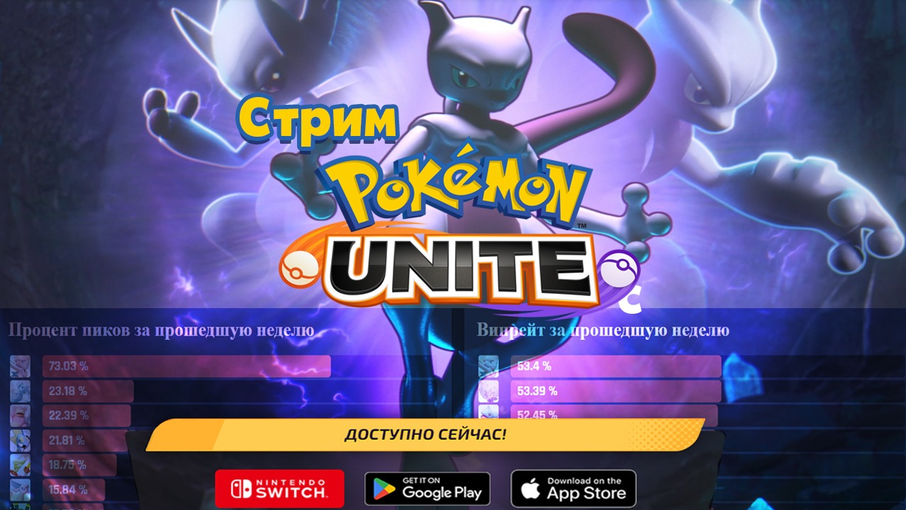 Итоги недели Pokemon Unite. Рейтинговые игры со зрителями