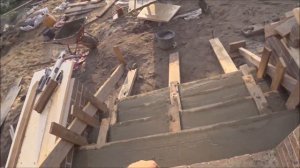 Опалубка под лестницу,с подвыпердышем.
