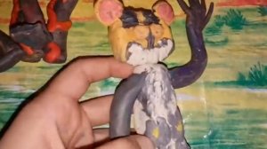 4 ч. обзор фигур из пластелина монстров Тревора Хендерсона, Trevor Henderson,лепка