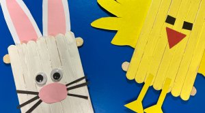 Зайчик и цыпленок