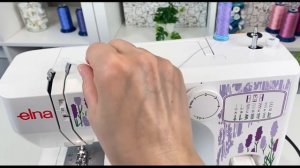 ELNA HM1606. Заправка верхней нити