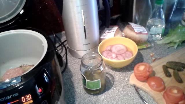 как готовить гамбургер в мультиварке поларис смотреть онлайн