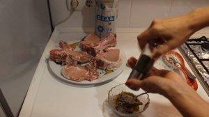 ?Суперсочный #челагач Сочная свиная корейка на косточке