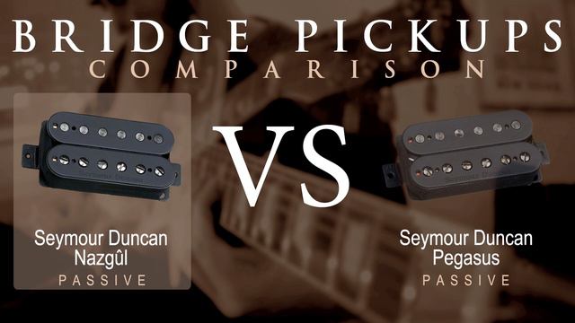 Seymour Duncan NAZGUL vs PEGASUS - Passive Bridge Pickup Guitar Comparison / Demo смотреть онлайн