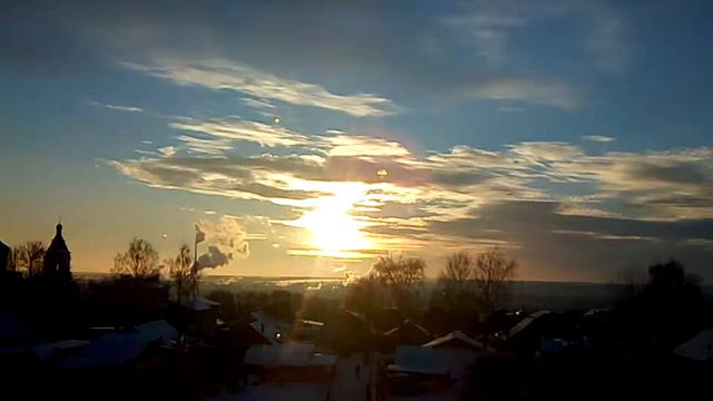 Тот же закат с высоты птичьего полёта) смотреть онлайн