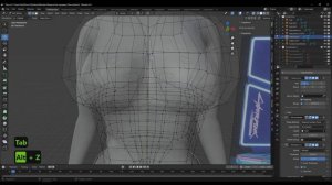 【Blender 4.0 】Создание аниме-персонажа Lucy(CyberPunk) | Ded_Timon