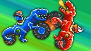 Drive AHEAD #6 Веселая игра как про машинки битва тачек видео . Cartoon about cars