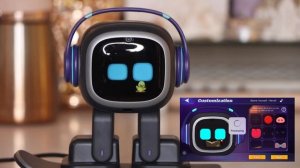 Emo Pet Robot Customizable Stickers & Display Images