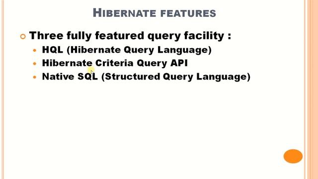 features of hibernate смотреть онлайн