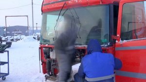 разборка и учёт кабины скания за 24 часа! кузовщина на сканию