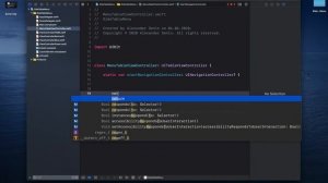 Xcode | Swift | Создание бокового меню