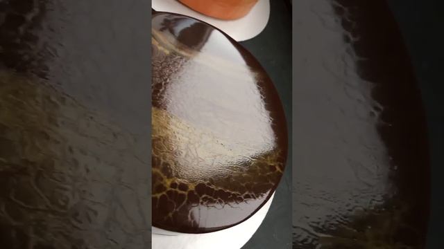 Муссовыйторт. Зеркальная глазурь. Леопард.