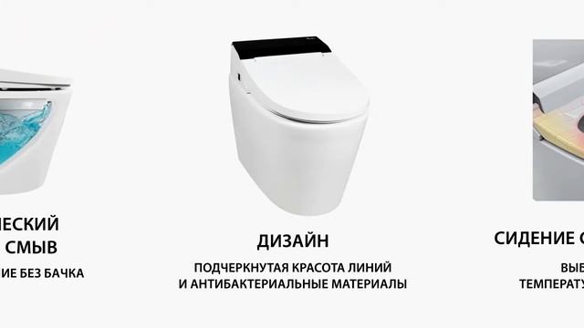 Электронный унитаз от SensPa "Tankless TCB-8100" смотреть онлайн