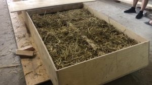 Кровельная соломенная панель 6 метров из тонких панелей, доски и фанеры 15 мм
