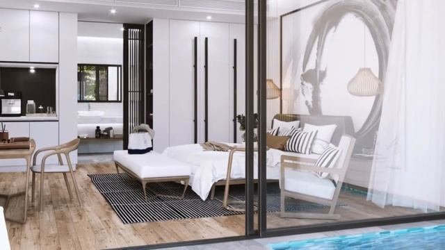 Жилой комплекс MGallery Residences MontAzure Lakeside вблизи моря.