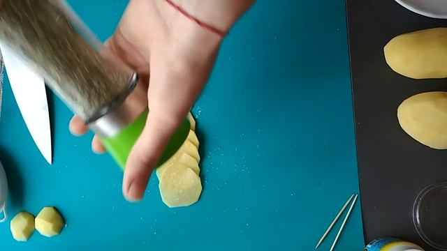 Как сделать розочки из картофеля. смотреть онлайн
