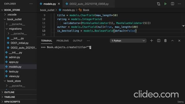 Data & Models | Python Django - The Practical Guide