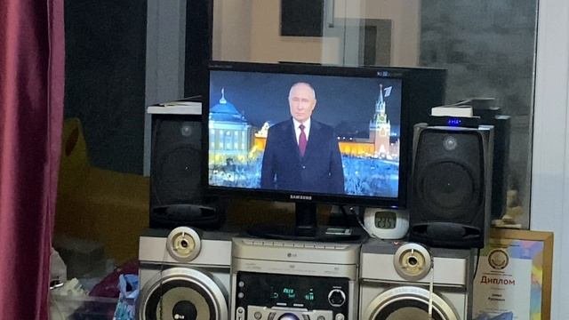 Многодетная семья,встреча Нового года 2024