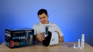 Первое включение мясорубки HMG-2570 от HAUSMANN