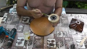 ? ? Вращающаяся подставка  для торта, как сделать поворотный столик своими руками.