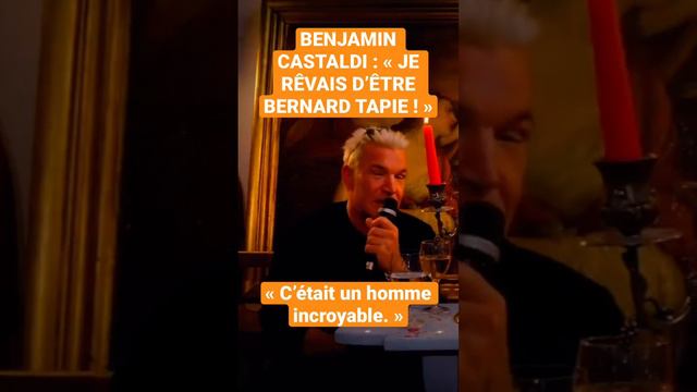 Benjamin Castaldi admirait Bernard Tapie ! #castaldie #tapie #lesclochardscelestes #hanouna
