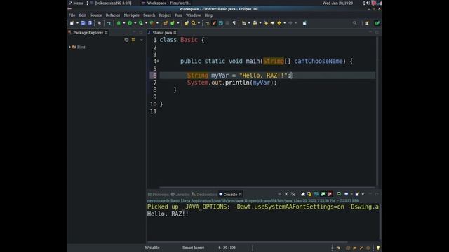 Java Absolute Beginner to Pro Tutorial - 5 - Variables and Data Types