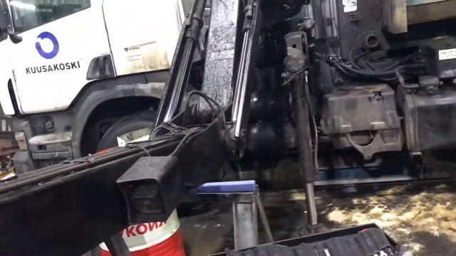 Ремонт телескопа стрелы манипулятора HIAB LOGLIFT 115Z в Москве