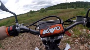 Первый прохват по пересечёнке на Kayo T2 mx 250 и Kayo T2 enduro 250