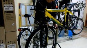 сборка и настройка велосипеда из коробки