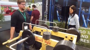 Новый тренажер StreetBarbell Light МВ 7.64 на выставке в Германии